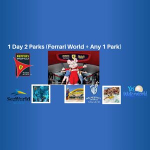 1 Day 2 Parks (Ferrari World + Any 1 Park)