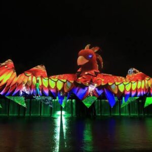 Wings Of Time Singapore evening view