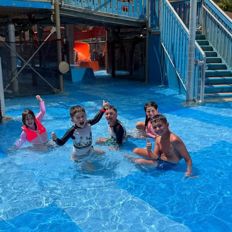 Kids Enjoying At Legoland Water Park